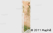 Satellite Map of Apache County, lighten