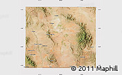 Satellite Map of Cochise County, cropped outside