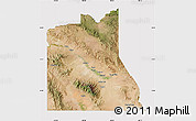 Satellite Map of Graham County, cropped outside
