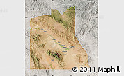 Satellite Map of Graham County, lighten, semi-desaturated