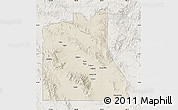 Shaded Relief Map of Graham County, lighten