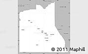 Gray Simple Map of Graham County