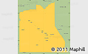 Savanna Style Simple Map of Graham County