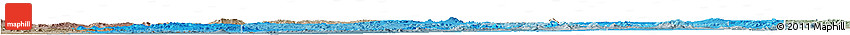 Political Shades Horizon Map of Arizona, semi-desaturated