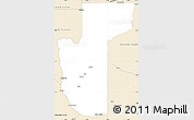 Classic Style Simple Map of Mohave County