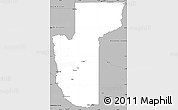Gray Simple Map of Mohave County