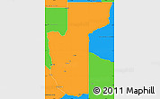 Political Simple Map of Mohave County