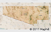 Satellite Map of Pima County, lighten