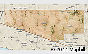 Satellite Map of Pima County, shaded relief outside