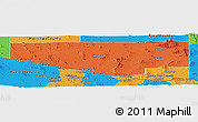 Political Panoramic Map of Pima County