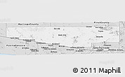 Silver Style Panoramic Map of Pima County