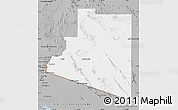 Gray Map of Yuma County