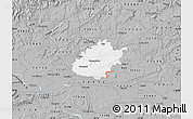 Gray Map of ZIP code 72058