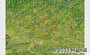 Satellite Map of ZIP code 72058