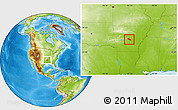 Physical Location Map of ZIP codes starting with 722