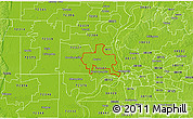 Physical 3D Map of ZIP code 72364