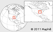 Blank Location Map of ZIP code 72364, within the entire country