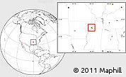 Blank Location Map of ZIP code 72364