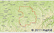 Physical 3D Map of ZIP code 72740