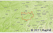 Physical 3D Map of ZIP code 72761