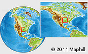 Physical Location Map of ZIP codes starting with 728, within the entire country