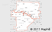 Silver Style Simple Map of ZIP codes starting with 728