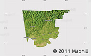 Satellite Map of Crawford County, cropped outside