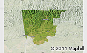 Satellite Map of Crawford County, lighten