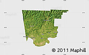 Satellite Map of Crawford County, single color outside