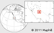 Blank Location Map of ZIP code 00017