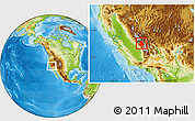 Physical Location Map of ZIP code 00017