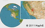 Satellite Location Map of ZIP code 00017