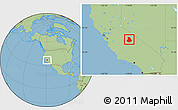 Savanna Style Location Map of ZIP code 00017
