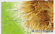 Physical 3D Map of ZIP code 00038