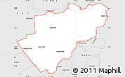Silver Style Simple Map of ZIP code 00038