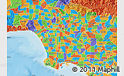 Political Map of ZIP code 90001