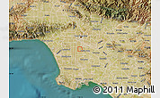 Satellite Map of ZIP code 90001