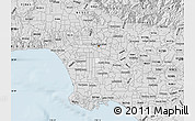 Silver Style Map of ZIP code 90001