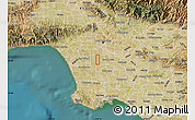 Satellite Map of ZIP code 90003