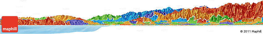 Political Horizon Map of ZIP Code 90004