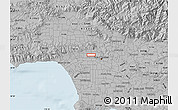 Gray Map of ZIP code 90004