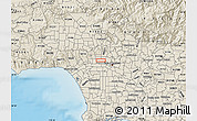 Shaded Relief Map of ZIP code 90004