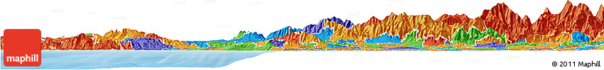 Political Horizon Map of ZIP Code 90011