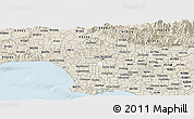 Classic Style Panoramic Map of ZIP code 90011