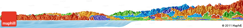 Political Horizon Map of ZIP Code 90025