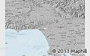 Gray Map of ZIP code 90025