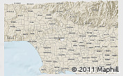 Classic Style 3D Map of ZIP code 90033