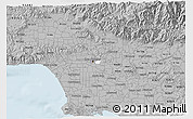 Gray 3D Map of ZIP code 90033