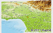 Physical 3D Map of ZIP code 90048