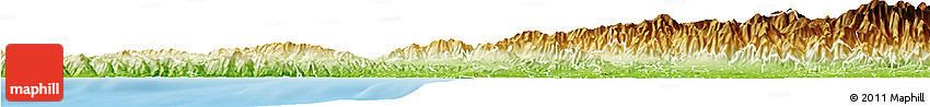 Physical Horizon Map of ZIP Code 90048